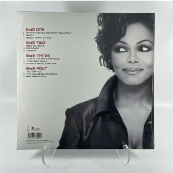 Janet Jackson Number Ones 2-LP ~ Exclusive Colored Vinyl (Red) ~ New/Sealed! - Picture 2 of 4